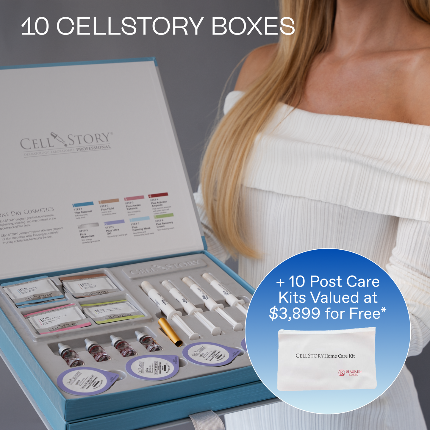 10 Cellstory + 10 Post Care Kits for free