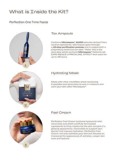 One Time Facial Brochure